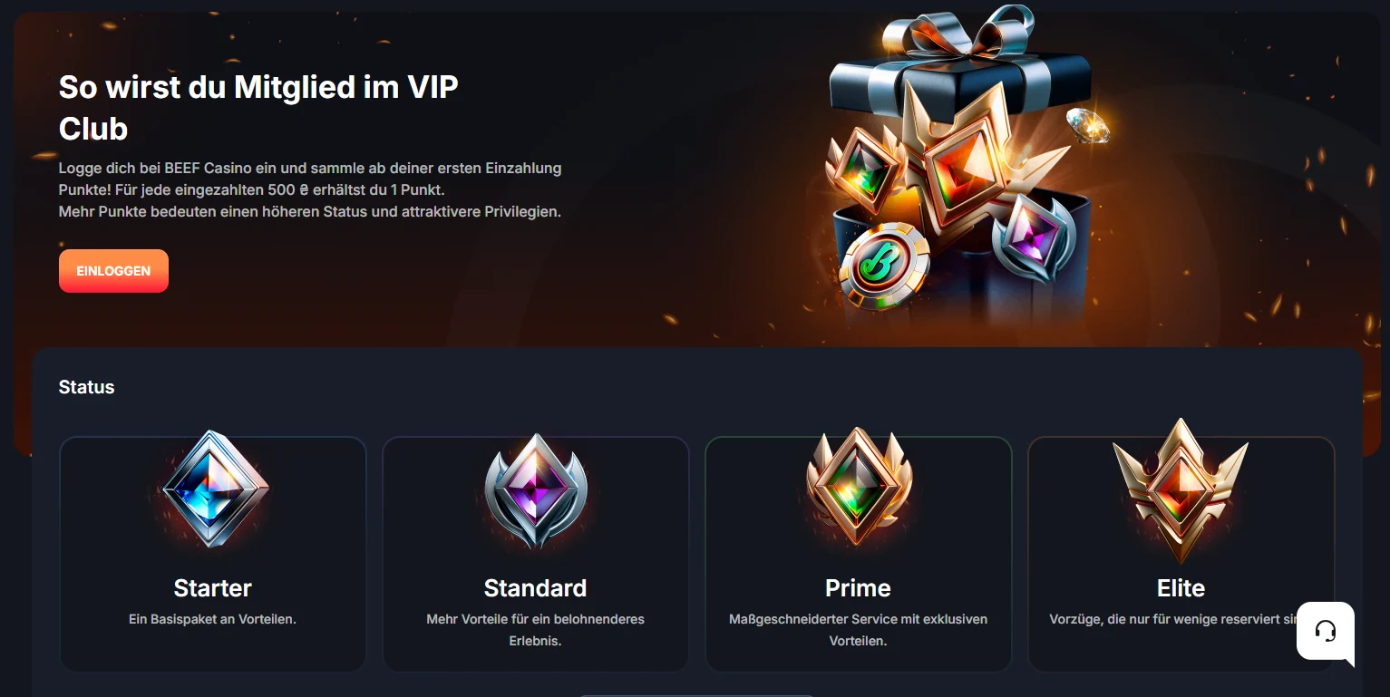 Beef Casino Vip